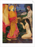 The Angel offering the fruits of the Garden of Eden to Adam and Eve by John Byam Liston Shaw