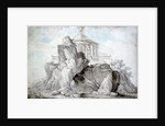 Project for an artificial mountain in honour of the Festival of Reason to erected in a public garden at Bordeaux, 1795 by L. Dutourd