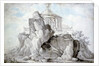 Project for an artificial mountain in honour of the Festival of Reason to erected in a public garden at Bordeaux, 1795 by L. Dutourd