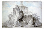 Project for an artificial mountain in honour of the Festival of Reason to erected in a public garden at Bordeaux, 1795 by L. Dutourd