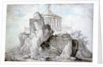 Project for an artificial mountain in honour of the Festival of Reason to erected in a public garden at Bordeaux, 1795 by L. Dutourd