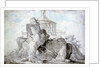 Project for an artificial mountain in honour of the Festival of Reason to erected in a public garden at Bordeaux, 1795 by L. Dutourd
