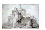 Project for an artificial mountain in honour of the Festival of Reason to erected in a public garden at Bordeaux, 1795 by L. Dutourd