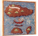 Ms 24224 Fol.20v Map of the Ladrones Islands by French School