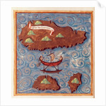 Ms 24224 Fol.20v Map of the Ladrones Islands by French School