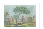 Building a house on the Ile de la Reunion, c.1810-15 by Jean-Joseph Patu de Rosemont
