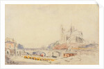 View of the Pont de la Tournelle and Notre-Dame de Paris by Albert-Charles Lebourg