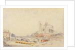 View of the Pont de la Tournelle and Notre-Dame de Paris by Albert-Charles Lebourg