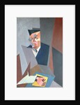 Portrait of Tristan Tzara by Lajos Tihanyi