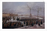The Insurrection of the Decembrists at Senate Square, St. Petersburg on 14th December, 1825 by School Russian