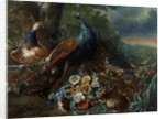 Landscape with Peacock and Game by Italian School