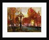 Landscape with a Cross by Tadeusz Makowski