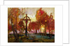 Landscape with a Cross by Tadeusz Makowski