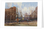 Toronto Shipbuilding, 1918 by Robert Ford Gagen