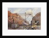 Polson Iron Work Yard, Ship War Hydra on Stocks, 1918 by Robert Ford Gagen