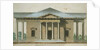 Design for a Tuscan Doric Garden Pavilion, c.1830 by English School