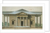 Design for a Tuscan Doric Garden Pavilion, c.1830 by English School