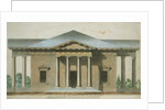 Design for a Tuscan Doric Garden Pavilion, c.1830 by English School