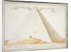 A Perspective View of a Pyramid in Egypt, c.1700 by French School