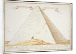 A Perspective View of a Pyramid in Egypt, c.1700 by French School