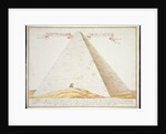 A Perspective View of a Pyramid in Egypt, c.1700 by French School
