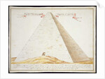 A Perspective View of a Pyramid in Egypt, c.1700 by French School