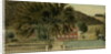 View of a Red House with a Picket Fence, 1854 by American School