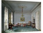 Drawing room Interior in the Palace in Stuttgart, Wurttemburg by Ludwig Holthausen