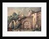 A Ruined Castle, c.1820 by French School