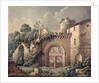 A Ruined Castle, c.1820 by French School