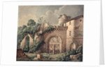 A Ruined Castle, c.1820 by French School