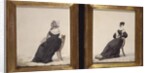 Two Portraits of Widows, 1837 by Richard Dighton