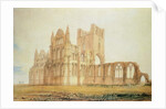 View of Whitby Abbey, c.1820 by John Buckler