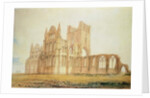 View of Whitby Abbey, c.1820 by John Buckler