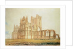 View of Whitby Abbey, c.1820 by John Buckler