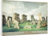 Stonehenge in it's Present State, an Anpedilunian Temple, 1821 by English School