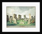 Stonehenge in it's Present State, an Anpedilunian Temple, 1821 by English School