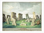 Stonehenge in it's Present State, an Anpedilunian Temple, 1821 by English School