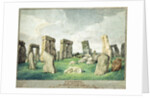 Stonehenge in it's Present State, an Anpedilunian Temple, 1821 by English School