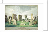 Stonehenge in it's Present State, an Anpedilunian Temple, 1821 by English School
