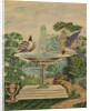 Birds in a Fountain in a Landscape Park, c.1840 by English School