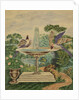 Birds in a Fountain in a Landscape Park, c.1840 by English School