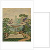 Birds in a Fountain in a Landscape Park, c.1840 by English School