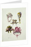 Designs for Regency Hats, 1828 by English School