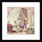 A Moorish Interior with Two Women, c.1840 by English School