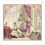 A Moorish Interior with Two Women, c.1840 by English School