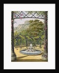 The Trellised Gardens at the Villa Gallo, 1824 by Marianne D'Esterhazy