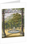 The Trellised Gardens at the Villa Gallo, 1824 by Marianne D'Esterhazy