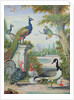 Exotic Birds and Domestic Fowl in a Picturesque Park, early 18th century by Jakob Bogdany