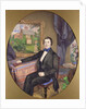Portrait of a Young Man in a Victorian Interior, 1850 by Frederick William Lock